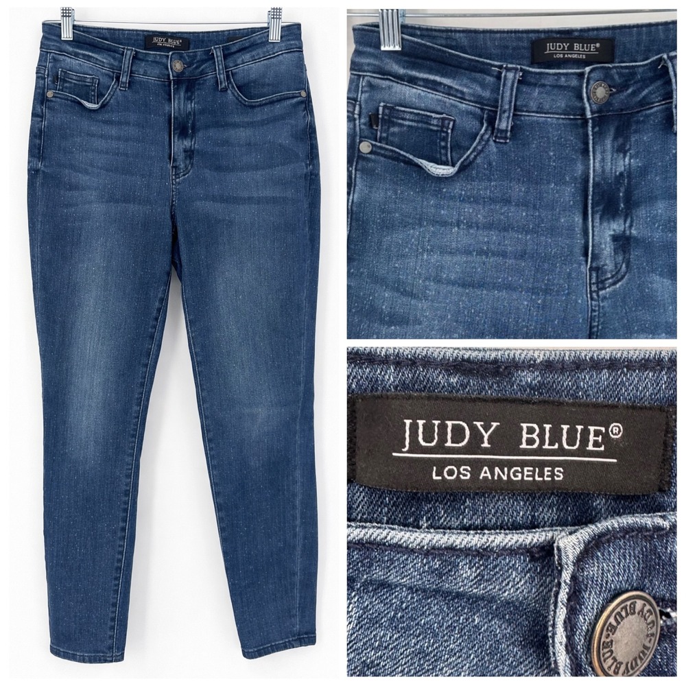 Judy Blue Relaxed Fit Jeans Women Size 5‎ 27 Style JBB8226 Blue Wash